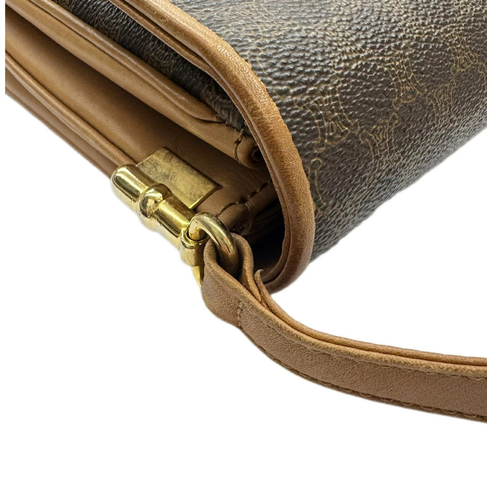 CELINE Macadam Crossbody Shoulder Bag Brown - Picture 7 of 11